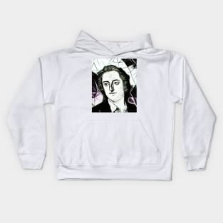 Thomas Gray Black And White Portrait | Thomas Gray Artwork 3 Kids Hoodie